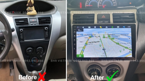 Màn hình DVD Android xe Toyota Vios 2008 - 2013 | Vitech 